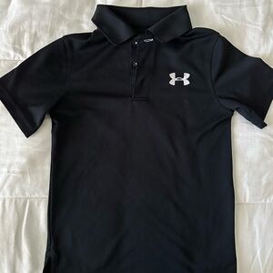Under Armour Kids Polo in Black